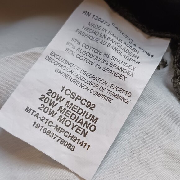 Lee Riders Womens Plus Comfort Waist Camouflage  Midrise Utility Shorts Size 20W - Picture 10 of 14